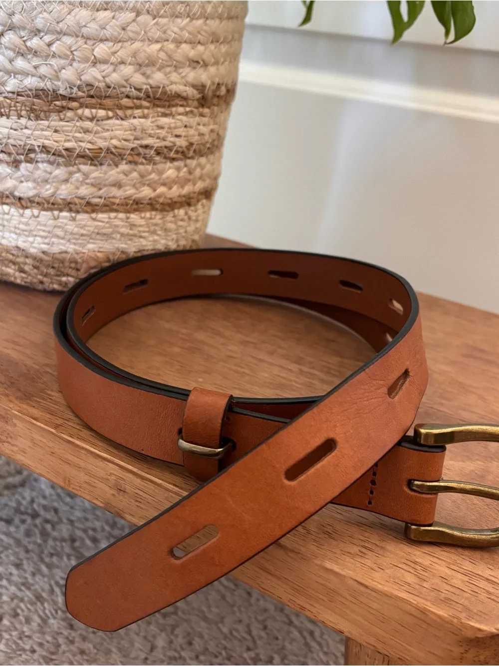 Madewell Tan Leather Belt
